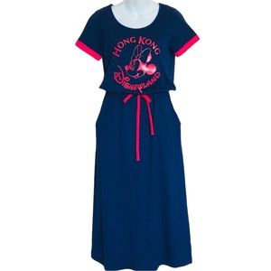 Disney Hongkong Graphic Dress Sz L